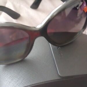 Prada BELT 30-32 +PRADA Authentic Classic Sunglasses Havana Black